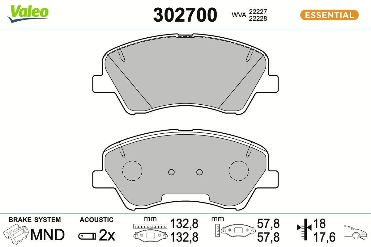 BRAKE PADS FIRST KIA RIO IV FR